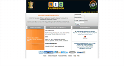 Desktop Screenshot of esubmission.mah.nic.in